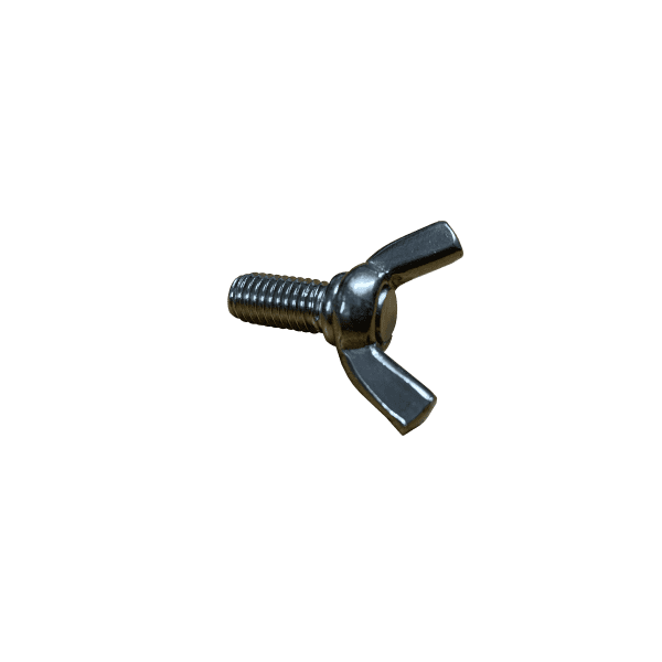 Souvla braai wing bolt for legs with white background